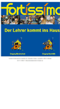 Mobile Screenshot of lerninstitut-fortissimo.de